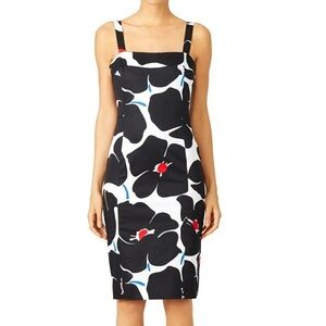 Moschino Boutique Floral Black and White Dress in size 6